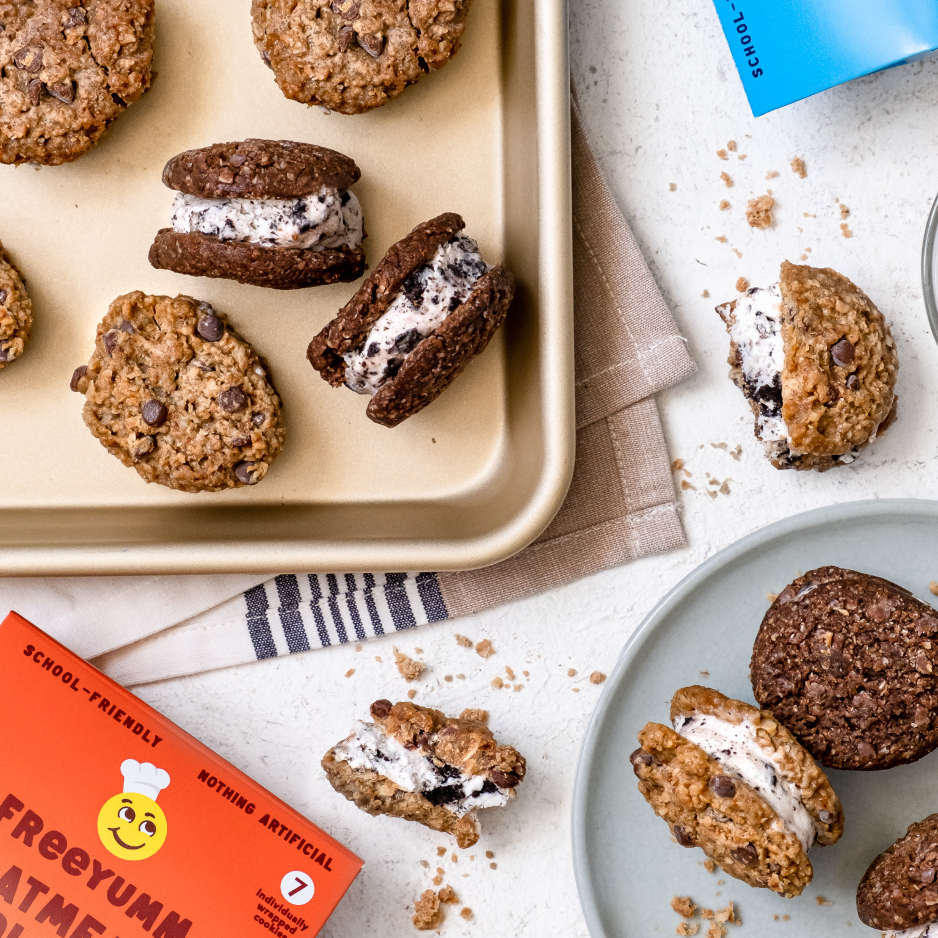 OATMEAL CHOCOLATE CHIP SOFT BAKED COOKIES